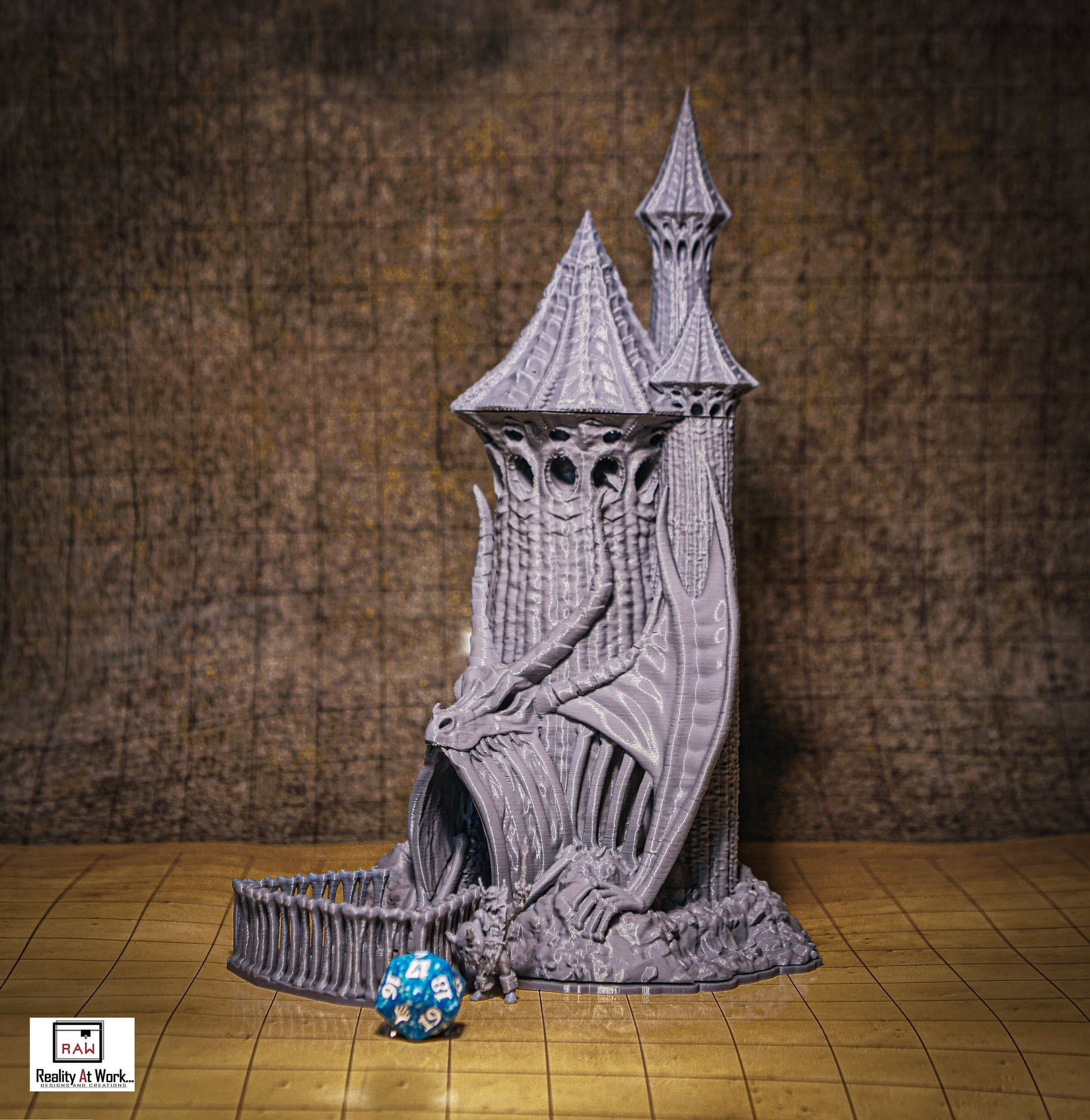 Skeletal Dragon EPIC Dice Tower Fates End | Dungeons and Dragons | DnD | Pathfinder | Starfinder | Tabletop RPG | Wargaming |