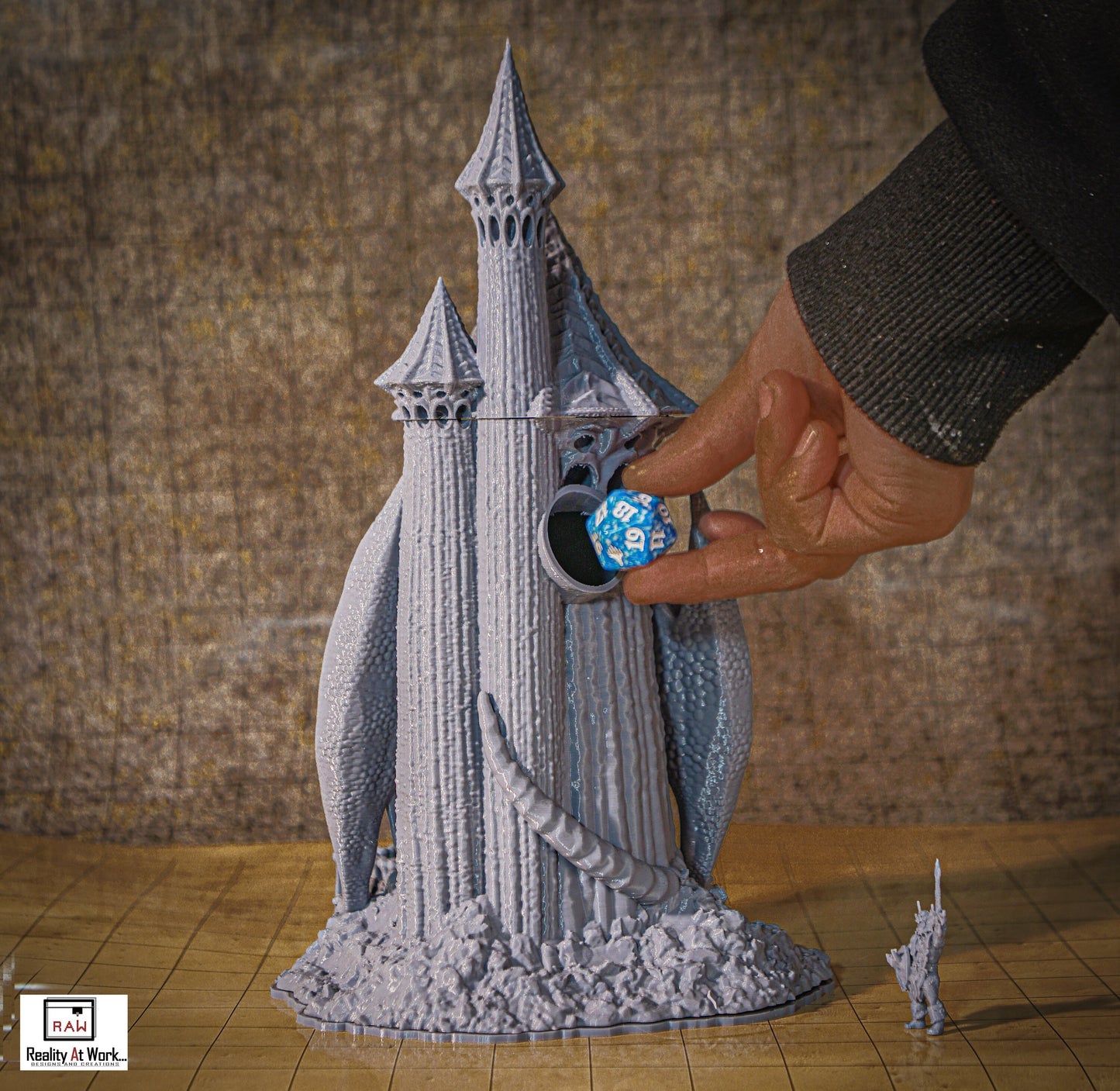 Skeletal Dragon EPIC Dice Tower Fates End | Dungeons and Dragons | DnD | Pathfinder | Starfinder | Tabletop RPG | Wargaming |