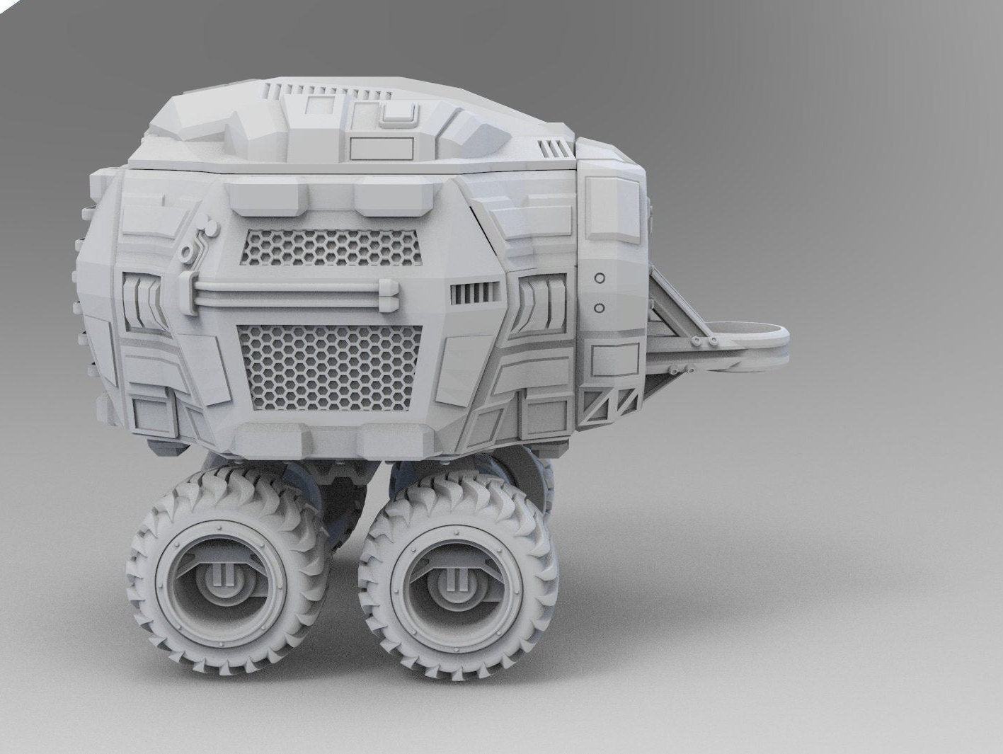 Scarab Heavy Hauler Sci Fi Vehicle 28mm | Dungeons and Dragons | DnD | Starfinder | SW Legion | Wargaming