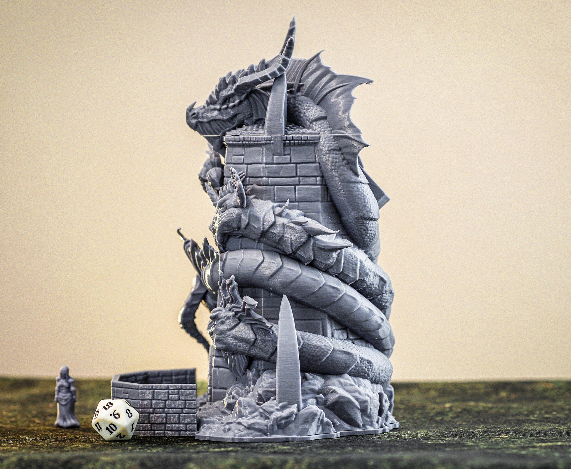 Tiamat Dice Tower Fates End | Dungeons and Dragons | DnD | Pathfinder | Starfinder | Tabletop RPG | Wargaming |