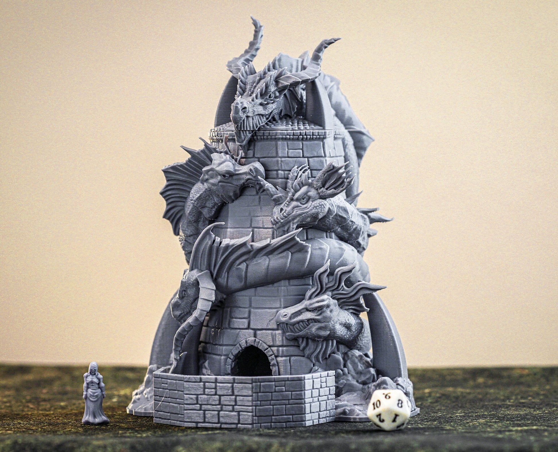 Tiamat Dice Tower Fates End | Dungeons and Dragons | DnD | Pathfinder | Starfinder | Tabletop RPG | Wargaming |