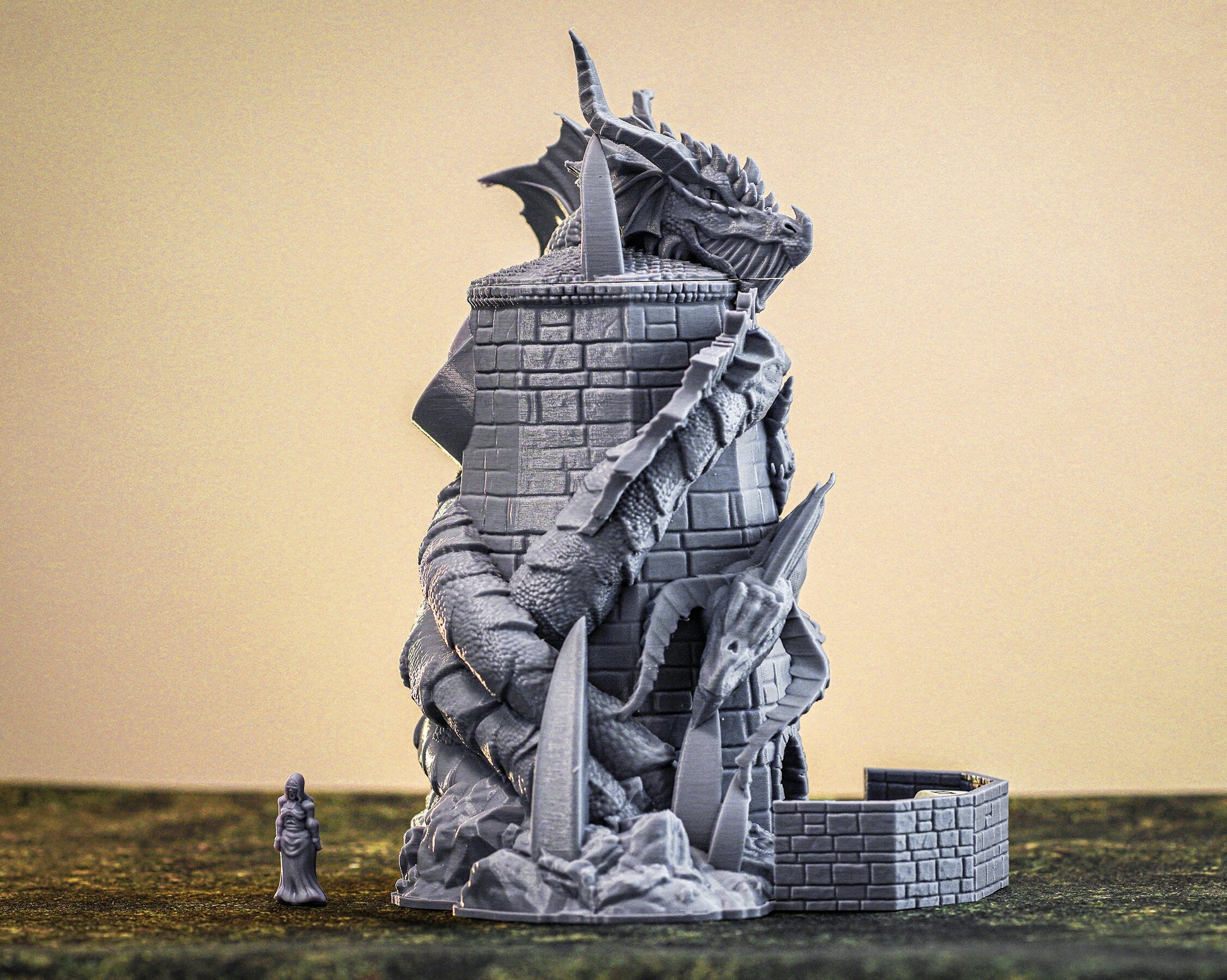 Tiamat Dice Tower Fates End | Dungeons and Dragons | DnD | Pathfinder | Starfinder | Tabletop RPG | Wargaming |