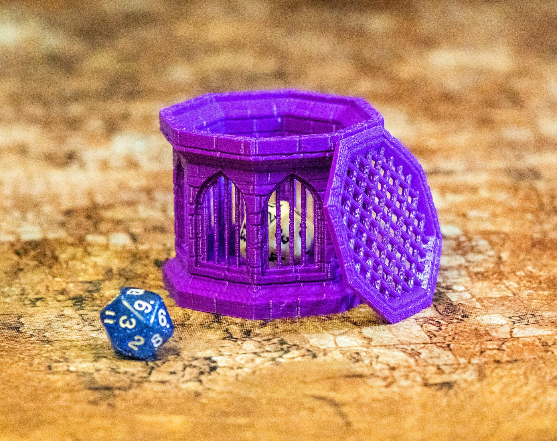 Dice Jail | Stone Jail | Fates End Props | Dungeons and Dragons | DnD | Pathfinder | Starfinder | Tabletop RPG | Wargaming |