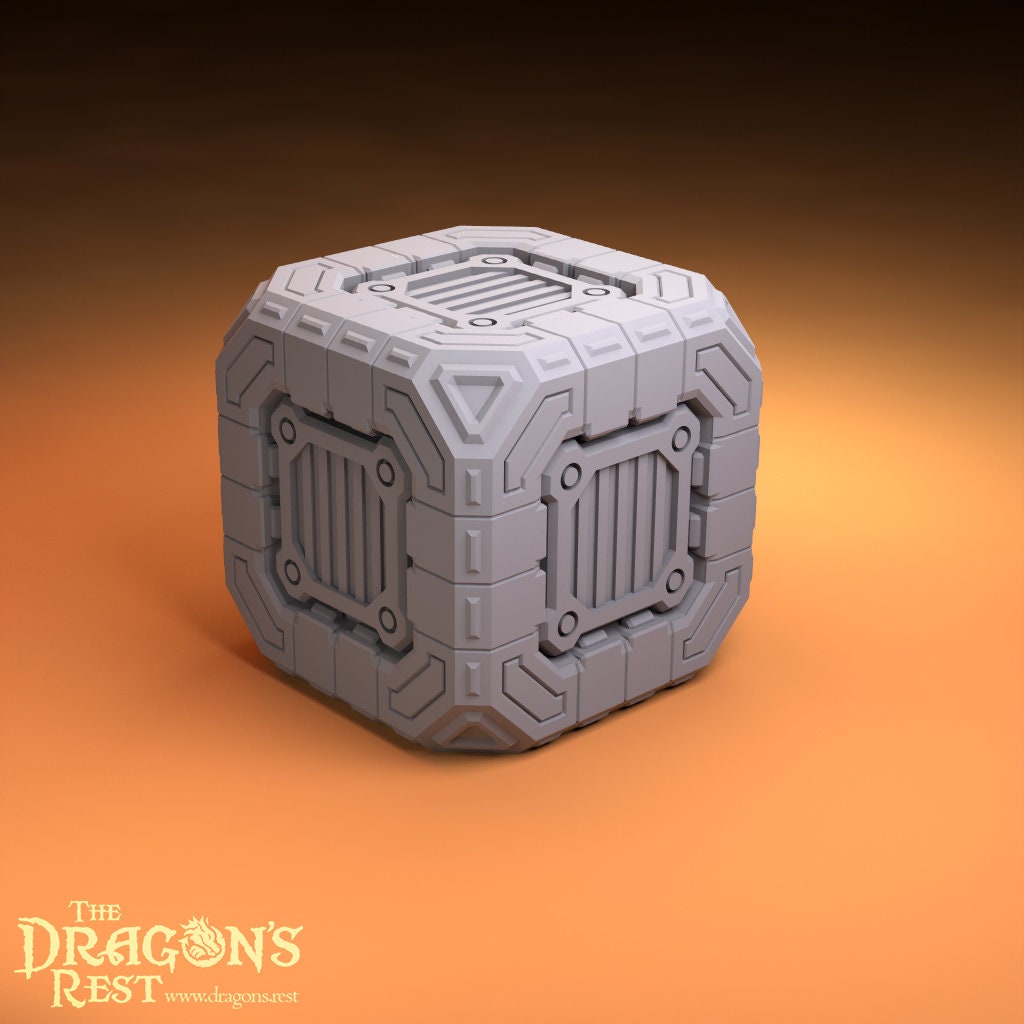 Small Containers 1x1 Sci-Fi Scatter Terrain 28mm | 32mm | Dungeons and Dragons | DnD | Starfinder | Battletech | SW Legion | Wargaming