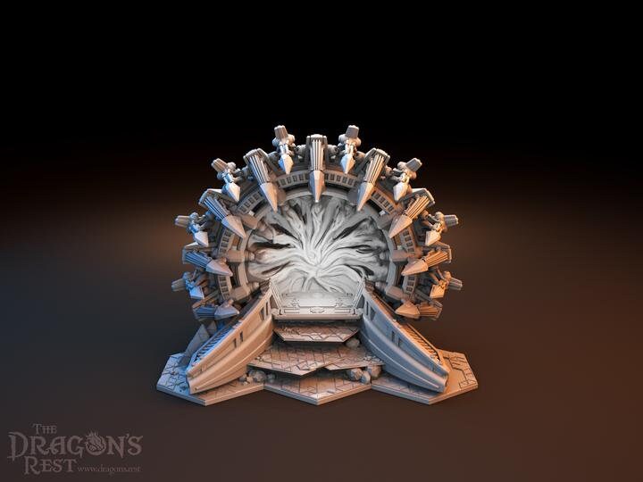 Portal Warp Gate Sci-Fi Scatter Terrain Set 28mm | 32mm | Dungeons and Dragons | DnD | Starfinder | Battletech | SW Legion | Wargaming |