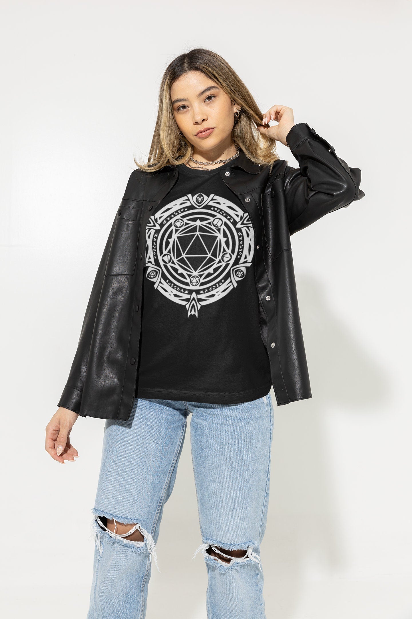 D20 Magister Arcana Circle | UNISEX T Shirt Dungeon Master DM Gift | Dungeons And Dragons Tee | DnD Game | Tabletop Rpg