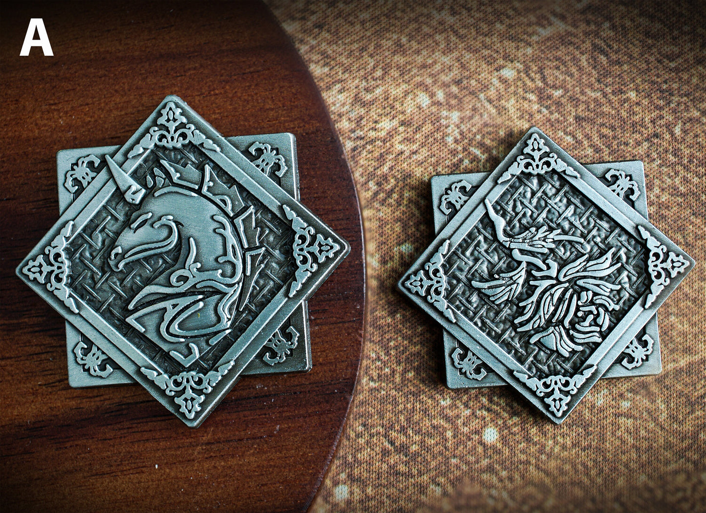 Cthulhu Death May Die Metal Coins 7pcs Set, Deluxe Upgrade, Boardgame Accessories, Arkham Horror, Elder Gods Lovecraft, The Call of Cthulhu