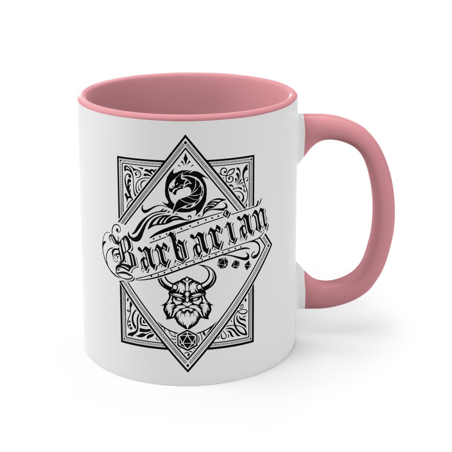 Barbarian D&D Character Class Coffee Mug | RPG Gamer | Funny Dungeon Master DM Gift | D20 Tabletop Gamer | Role Playing Game | Nerd