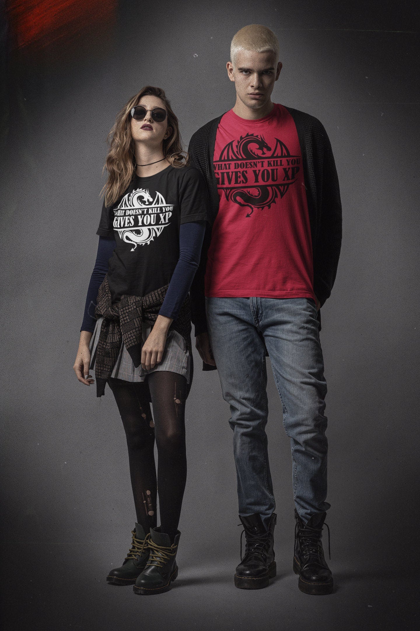 What Doesn't Kill You Gives You XP | UNISEX T Shirt Dungeon Master DM Gift | Dungeons and Dragons Tee | DnD Game | D&D | Tabletop Rpg