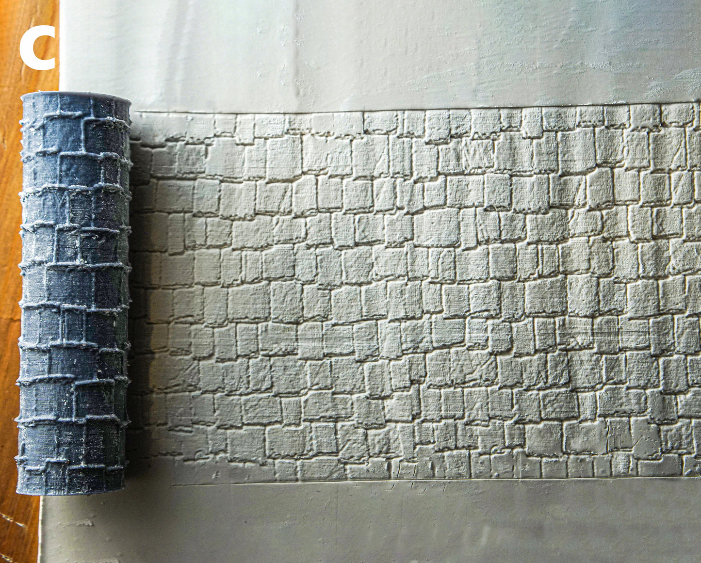 Textured Rollers Collection 4 Clay/ Foams D&D Terrain | 28mm | 32mm | Dungeons and Dragons | DnD | Polymer Clay Pattern | Tabletop RPG
