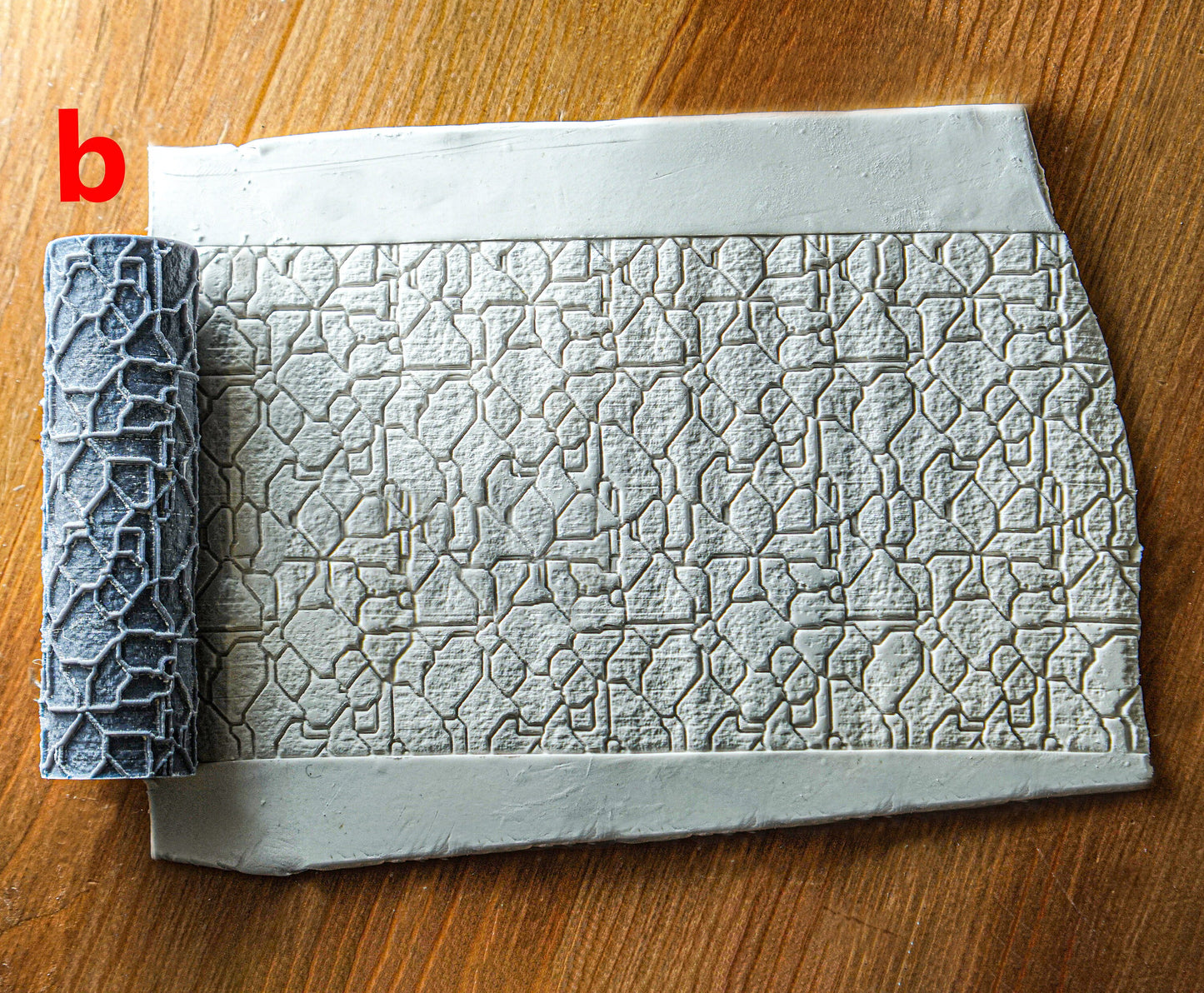 Textured Rollers Collection 5 Clay/ Foams D&D Terrain | 28mm | 32mm | Dungeons and Dragons | DnD | Polymer Clay Pattern | Tabletop RPG