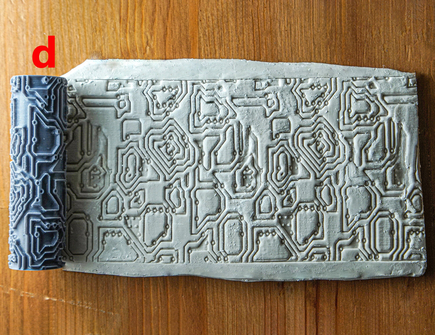 Textured Rollers Collection 5 Clay/ Foams D&D Terrain | 28mm | 32mm | Dungeons and Dragons | DnD | Polymer Clay Pattern | Tabletop RPG