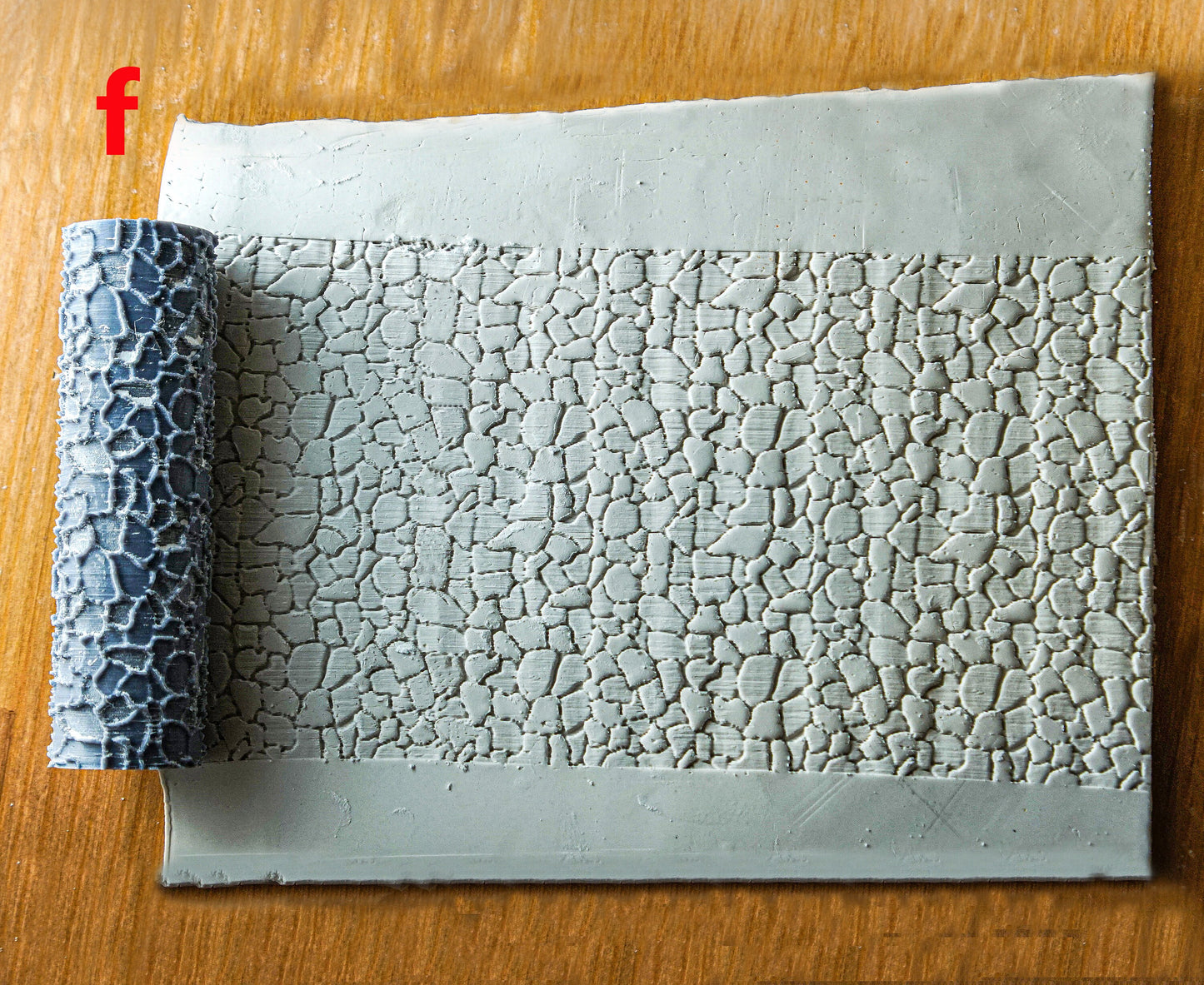 Textured Rollers Collection 5 Clay/ Foams D&D Terrain | 28mm | 32mm | Dungeons and Dragons | DnD | Polymer Clay Pattern | Tabletop RPG
