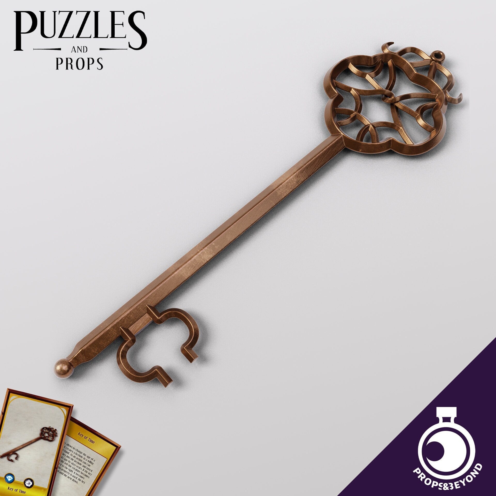 Key of Time, Life Sized prop for Dungeons and Dragons, Dnd, Pathfinder, Starfinder, Cosplay Props, LARPing Props, Tabletop RPG