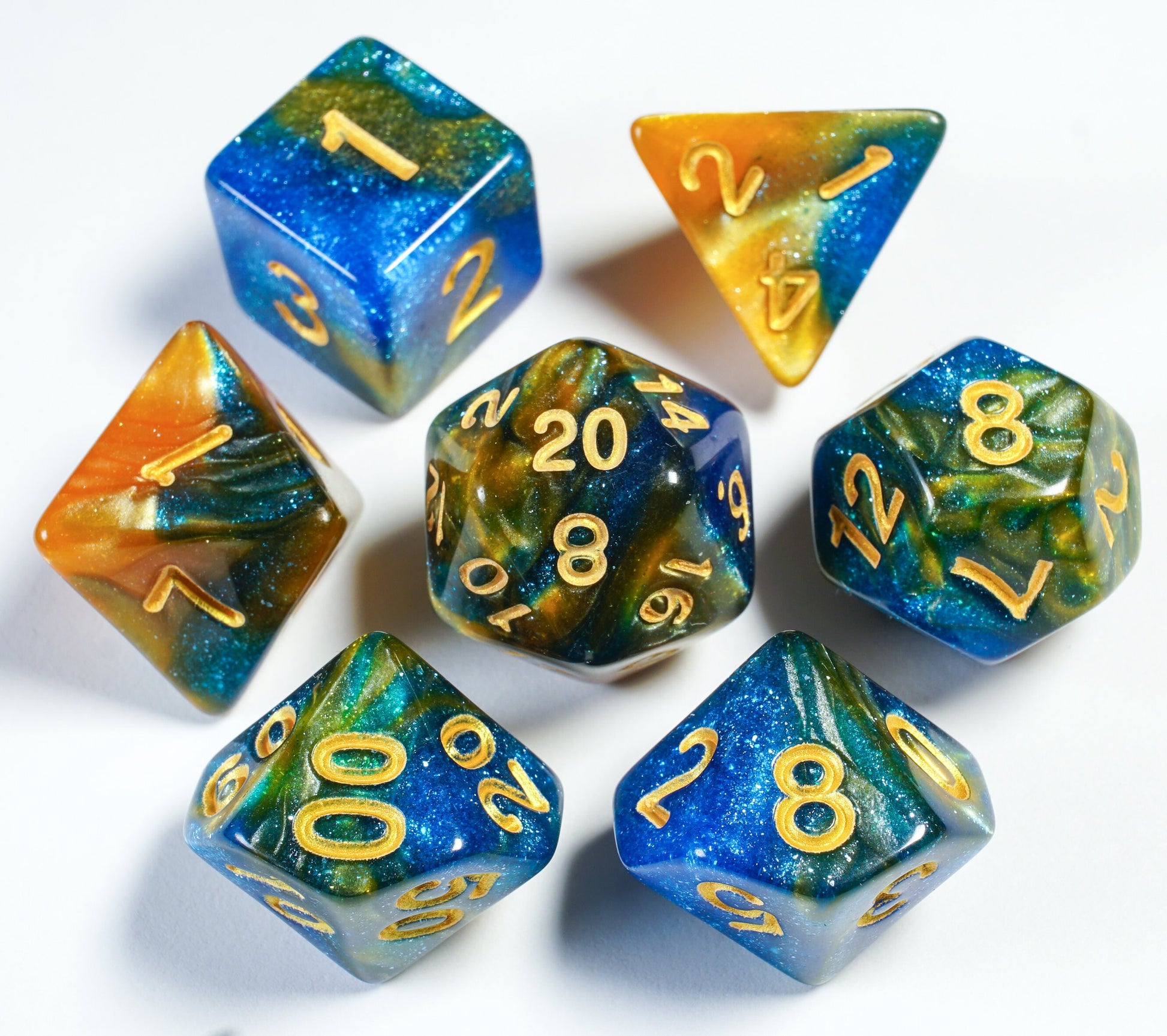 Dreamer, DnD Dice Set, Dice Set for Dungeons and Dragons, Role Playing Games, Polyhedral dice set, Limited Edition, DM Gift, Favors