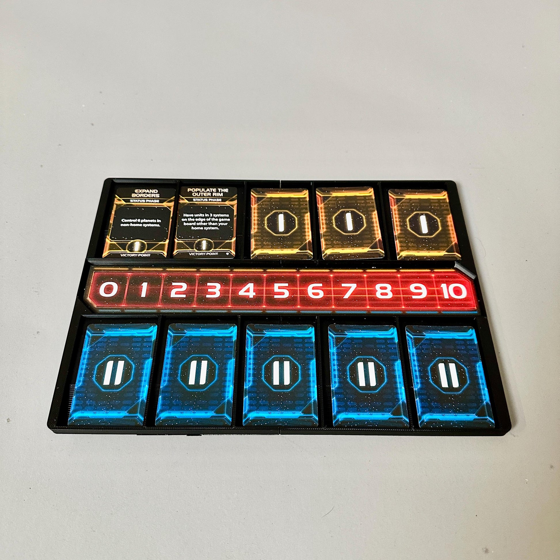 Twilight Imperium 4th Edition + Prophecy of Kings + Codex Deluxe Organizer, Fits Sleeved Cards, Game Insert, TI4, Board Game Accessories