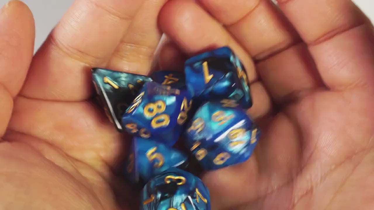 Sage's Wisdom, DnD Dice Set, Dice Set for Dungeons and Dragons, Role Playing Games, Polyhedral dice set, Limited Edition, DM Gift, Favors