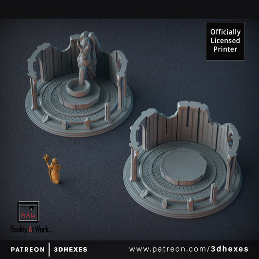 Ancient Rotunda Dragon D&D terrain 28-32mm | Dungeons and Dragons | DnD | Pathfinder | Starfinder | Tabletop RPG | Wargaming |