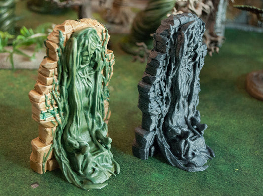 The Vined Throne D&D terrain 28mm | 32mm miniature | Dungeons and Dragons | DnD | Pathfinder | Starfinder | Tabletop RPG | Wargaming |