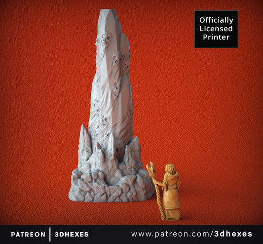 The Wailing Crystal D&D terrain 28mm | 32mm | Dungeons and Dragons | DnD | Pathfinder | Starfinder | Tabletop RPG | Wargaming |