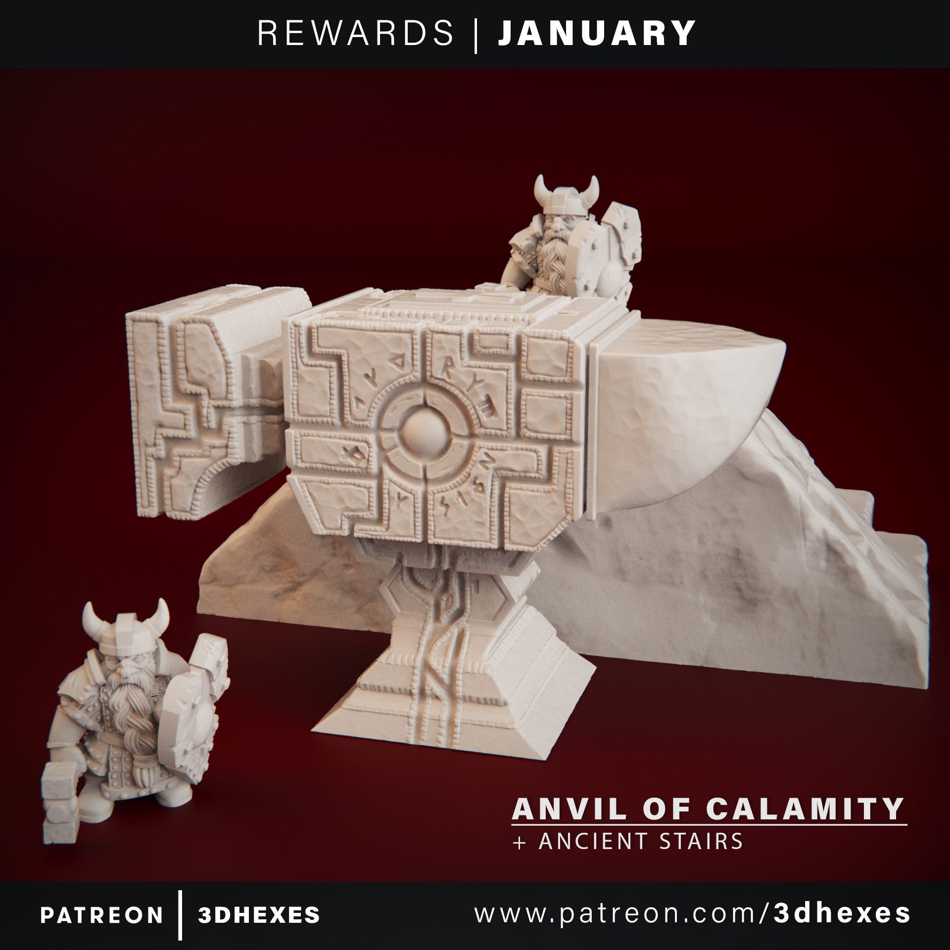 Anvil of Calamity D&D terrain 28-32mm | Dungeons and Dragons | DnD | Pathfinder | Starfinder | Tabletop RPG | Wargaming |