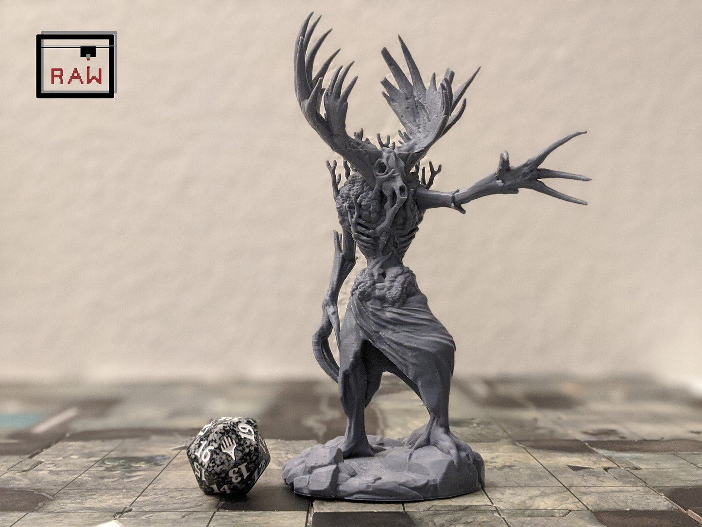 Wendigo Leshun DnD Miniature, Dungeons and Dragons, D&D, Pathfinder, Tabletop RPG, Role Playing Games, TTRPG, Feywild, Forest Creature