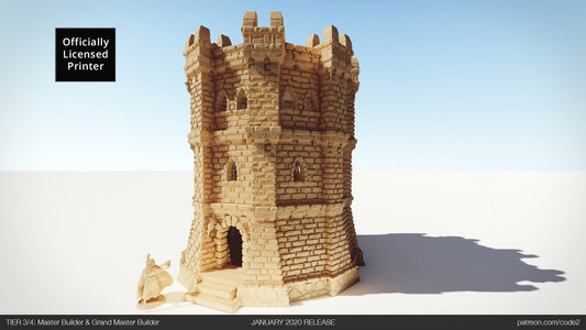 Ulvheim Tower 3 Terrain D&D 28mm | 32mm | Dungeons and Dragons | DnD | Pathfinder | Starfinder | Tabletop RPG | Wargaming |