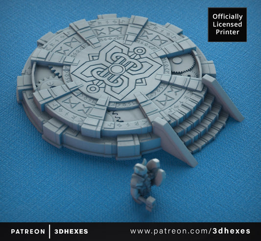 Gyrocopter Landing Pad D&D Terrain 28mm | 32mm | Dungeons and Dragons | DnD | Pathfinder | Starfinder | Tabletop RPG | Wargaming |