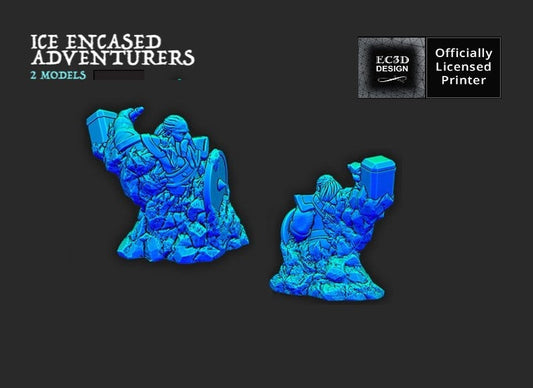 Ice Encased Adventures Fantasy Terrain D&D 28-32mm miniature