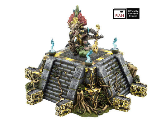 Cuetzpal Altar of Sacrifice D&D 28mm | 32mm Terrain | Dungeons and Dragons | DnD | Pathfinder | Starfinder | Tabletop RPG | Wargaming |