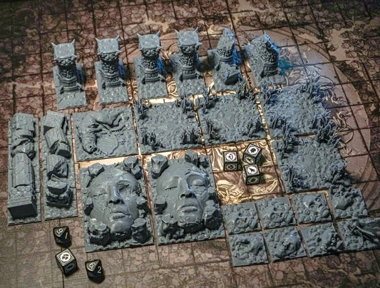 29pcs Kingdom Death: Monster Terrain Set, KDM, KDM Accessories, Deluxe Upgrade, Boardgame, Tabletop RPG, Roleplaying Games