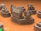 24pcs Headquarters Sci-Fi Scatter Terrain Set 28mm | 32mm | Dungeons and Dragons | DnD | Starfinder | SW Legion | Wargaming