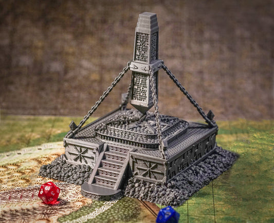 Chaos Dwarven Obelisk D&D 28mm | 32mm Terrain | Dungeons and Dragons | DnD | Pathfinder | Starfinder | Tabletop RPG | Wargaming |