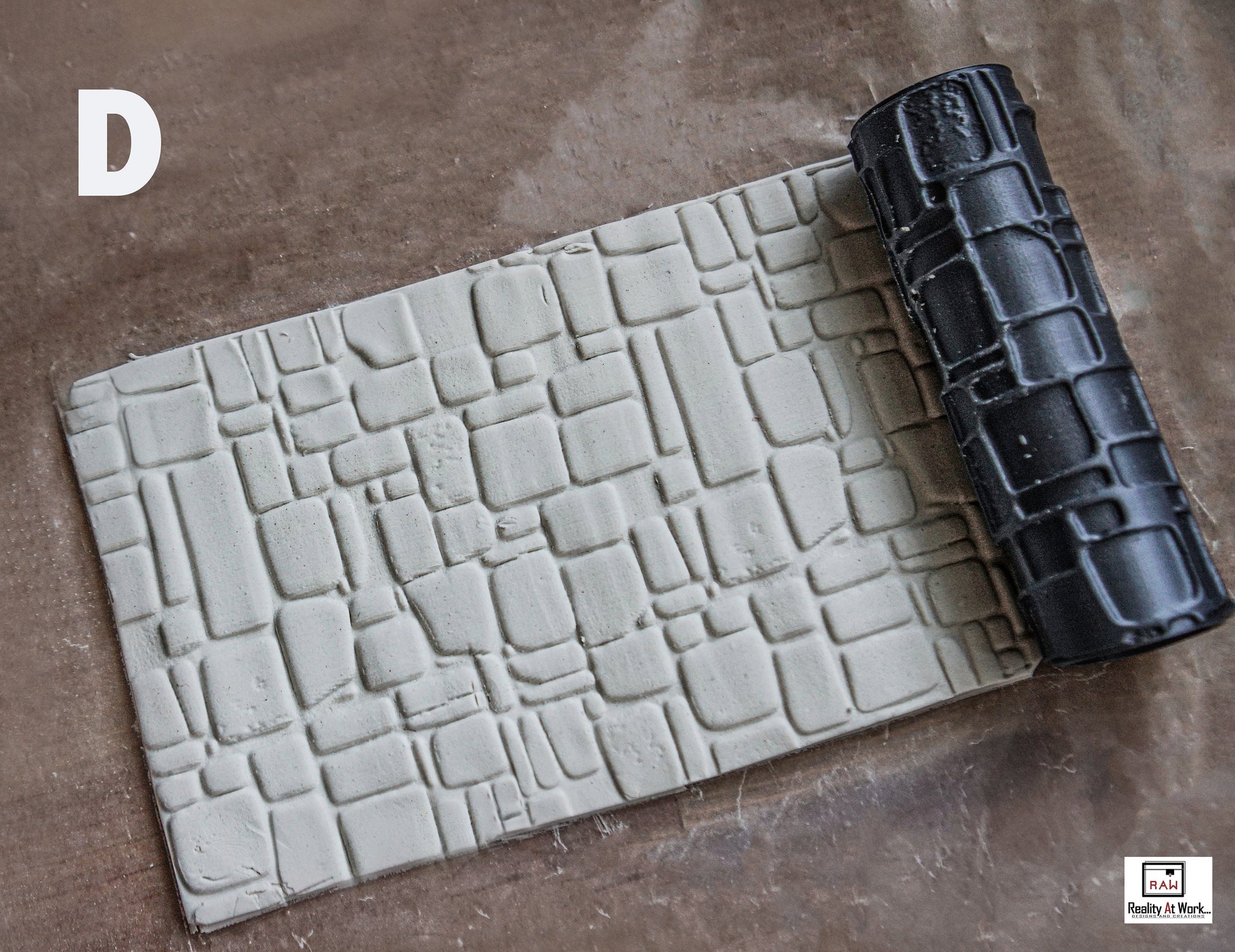 Textured Rollers Collection 2 Clay/Foams D&D Terrain 28mm | 32mm | Dungeons and Dragons | DnD | Polymer Clay Pattern | Tabletop RPG