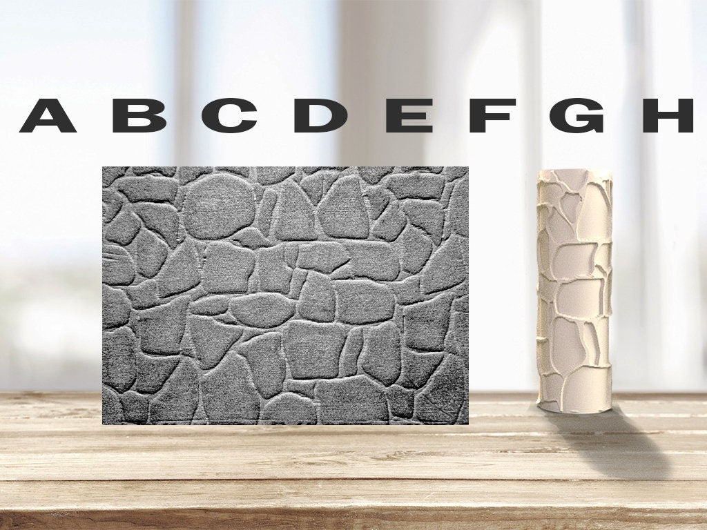 Textured Rollers Collection Clay/ Foams D&D Terrain | 28mm | 32mm | Dungeons and Dragons | DnD | Polymer Clay Pattern | Tabletop RPG