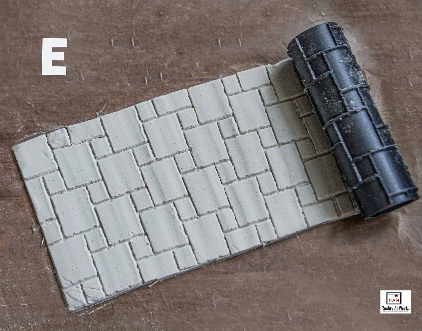 Textured Rollers Collection 2 Clay/Foams D&D Terrain 28mm | 32mm | Dungeons and Dragons | DnD | Polymer Clay Pattern | Tabletop RPG