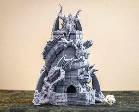 Tiamat Dice Tower Fates End | Dungeons and Dragons | DnD | Pathfinder | Starfinder | Tabletop RPG | Wargaming |