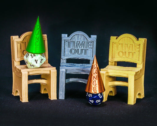 Dnd Dice Jail, Chair of Shame, Dungeons and Dragons, D20 Dice Jail, Tabletop RPG, Gaming Accessories, Role Playing Props, DnD Player Gift