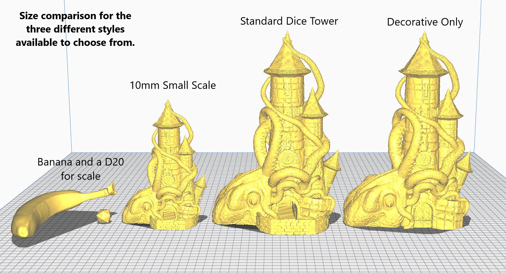 Kraken Dice Tower Fates End | Dungeons and Dragons | DnD | Pathfinder | Starfinder | Tabletop RPG | Wargaming |