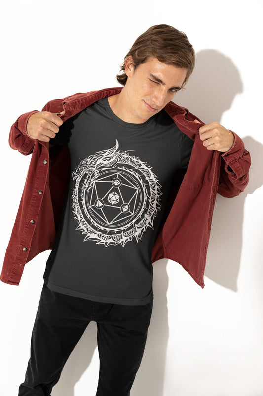 D20 Dragon Master | UNISEX T Shirt Dungeon Master shirt | Dungeon and Dragons tee | Dungeons and Dragons Game | D&D Shirt | Tabletop Rpg
