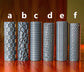 Textured Rollers Collection 6 Clay/ Foams D&D Terrain | 28mm | 32mm | Dungeons and Dragons | DnD | Polymer Clay Pattern | Tabletop RPG