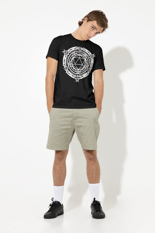 D20 Magister Arcana Circle | UNISEX T Shirt Dungeon Master DM Gift | Dungeons And Dragons Tee | DnD Game | Tabletop Rpg