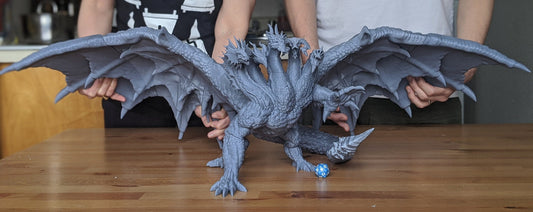 Tiamat | Dragon God D&D Epic 28mm | 32mm miniature | Dungeons and Dragons | Pathfinder | Tabletop Roleplaying Games | RPG | Gargantuan Size