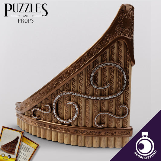Pan Flute, Life Sized prop for Dungeons and Dragons, Dnd, Pathfinder, Starfinder, Cosplay Props, LARPing Props, Tabletop RPG