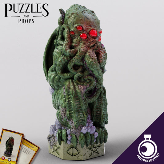 Figurine of Cthulhu, Life Sized prop for Dungeons and Dragons, Dnd, Pathfinder, Starfinder, Cosplay Props, LARPing Props, Tabletop RPG