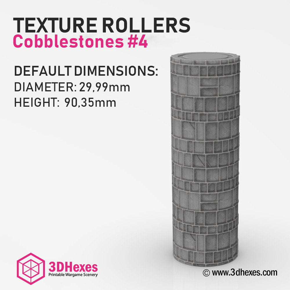 Cobblestone Rolling Pin Texture Rollers