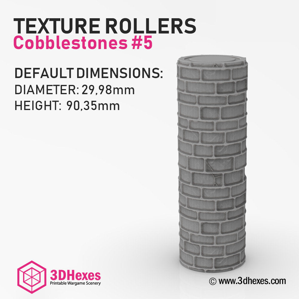 Cobblestone Rolling Pin Texture Rollers