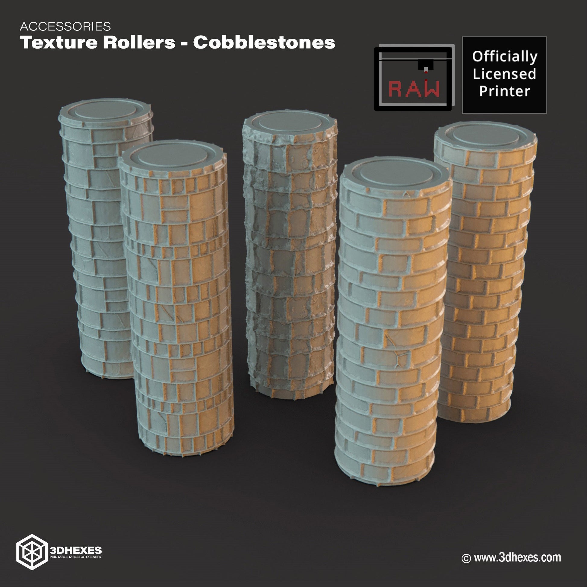 Brick Wall Texture Roller High Quality Texture for Modeling Clay 7