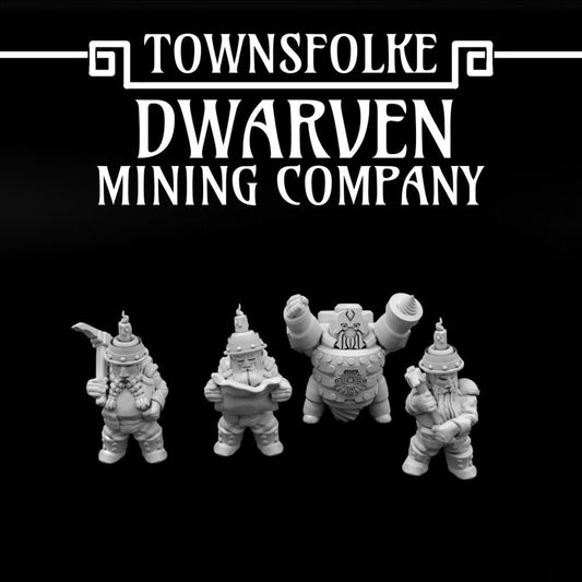 4pcs Dwarven Mining Company
